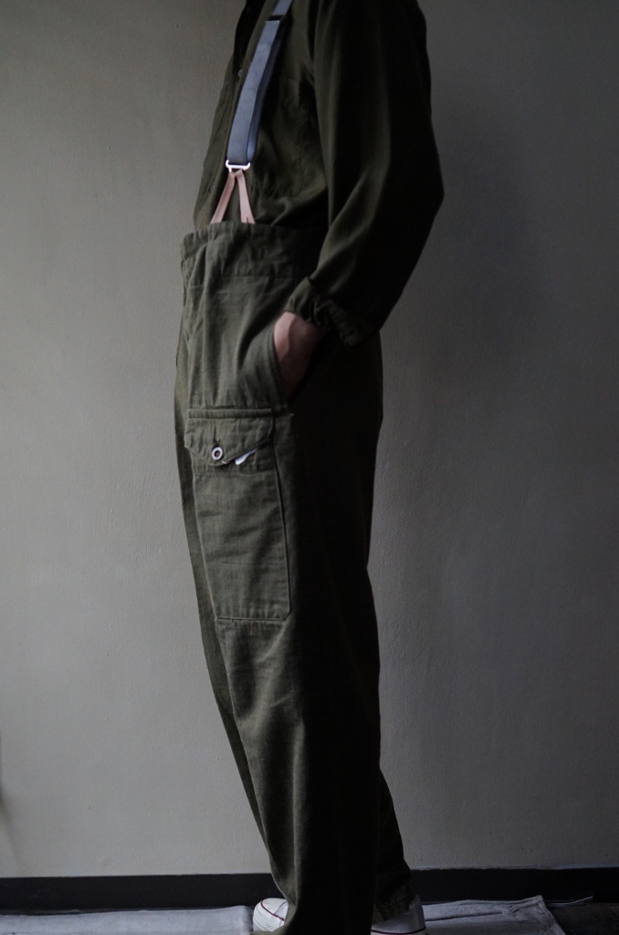British Army Green Denim Trousers |