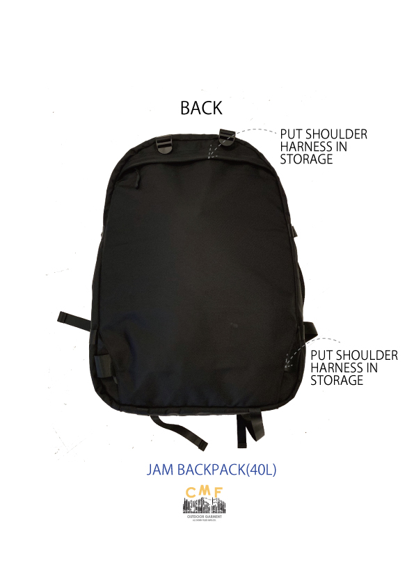 CMF outdoor garments jam backpack