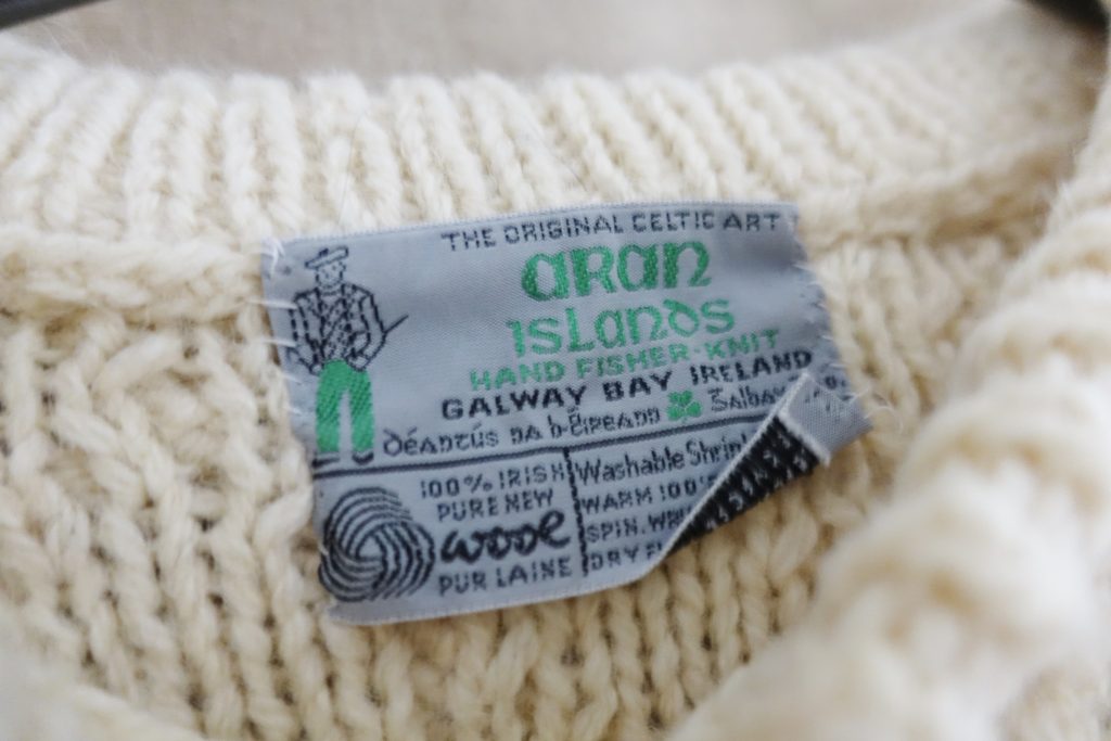 【超希少】本物のアランニット カシミヤ Galway bay products□ブランドGalwaybayp